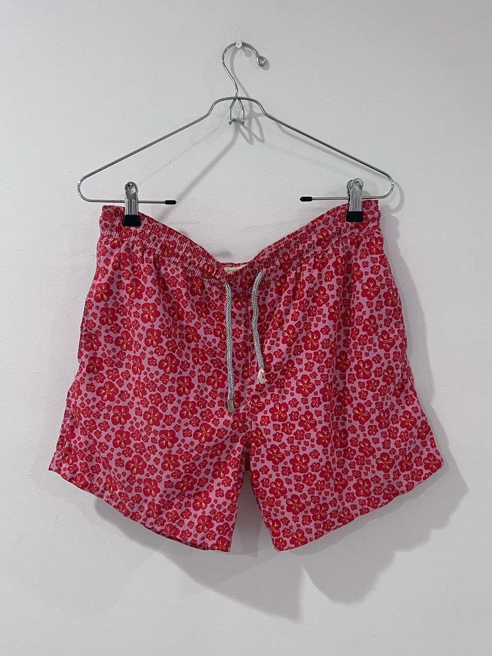 Ancora Dressed to Swim Pink Floral Swim Shorts XS Resort Beach